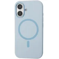 Чохол до мобільного телефона BeCover FIBRA Silicone OmniMag Apple iPhone 16 Light Blue (716228)