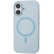 Чохол до мобільного телефона BeCover FIBRA Silicone OmniMag Apple iPhone 16 Light Blue (716228)