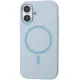 Чохол до мобільного телефона BeCover FIBRA Silicone OmniMag Apple iPhone 16 Light Blue (716228)