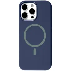 Чохол до мобільного телефона BeCover FIBRA Silicone OmniMag Apple iPhone 16 Pro Max Deep Blue (716235)