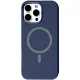 Чохол до мобільного телефона BeCover FIBRA Silicone OmniMag Apple iPhone 16 Pro Max Deep Blue (716235)