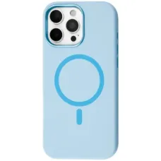 Чохол до мобільного телефона BeCover FIBRA Silicone OmniMag Apple iPhone 16 Pro Max Light Blue (716237)