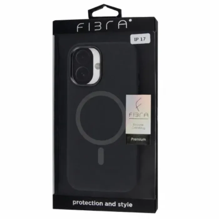 Чохол до мобільного телефона BeCover FIBRA Silicone OmniMag Apple iPhone 17 Black (716195)