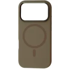 Чохол до мобільного телефона BeCover FIBRA Silicone OmniMag Apple iPhone 17 Pro Brown (716214)