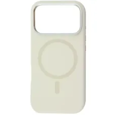 Чохол до мобільного телефона BeCover FIBRA Silicone OmniMag Apple iPhone 17 Pro Milk White (716220)