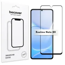 Скло захисне BeCover Realme Note 80 Black (716180)