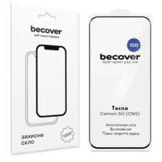 Скло захисне BeCover 10D Tecno Camon 50 (CN5) Black (716103)