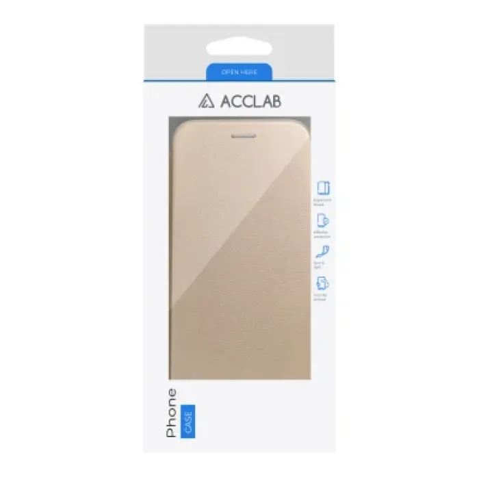 Чохол до мобільного телефона ACCLAB Book Cover Elegance Motorola Moto G55 Gold (1283126631634)