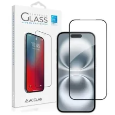 Скло захисне ACCLAB Full Glue ESD Apple iPhone 17 Black (1283126625909)