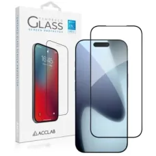 Скло захисне ACCLAB Full Glue ESD Apple iPhone 17 Pro Black (1283126625923)
