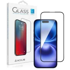 Скло захисне ACCLAB Full Glue Apple iPhone 16 Black (1283126593253)