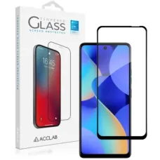 Скло захисне ACCLAB Full Glue ESD Tecno POP 10 Black (1283126627958)