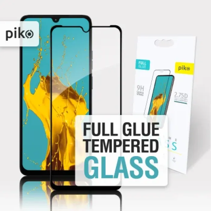 Скло захисне Piko Full Glue ESD Moto G06 Black (1283126630989)
