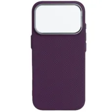 Чохол до мобільного телефона Armorstandart LikeCarbon2 MagCase Apple iPhone 18 Pro / 17 Pro Kevlar Dark Cherry (ARM92539)