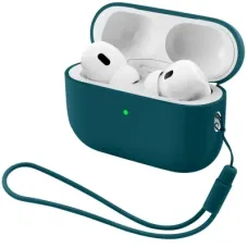 Чохол для навушників Armorstandart Silicone Case with straps For Apple AirPods Pro 3 Dark Green (ARM91279)