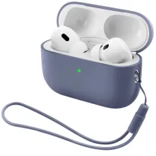 Чохол для навушників Armorstandart Silicone Case with straps For Apple AirPods Pro 3 Dark Purple (ARM91280)