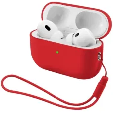 Чохол для навушників Armorstandart Silicone Case with straps For Apple AirPods Pro 3 Red (ARM91285)