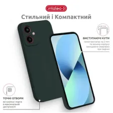Чохол до мобільного телефона Intaleo SoftShell Moto G55 Dark Green (1283126632396)