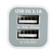 Зарядний пристрій PowerPlant 2*USB, 3.1A (DV00DV5036)