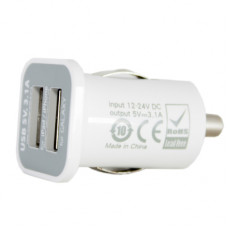 Зарядний пристрій PowerPlant 2*USB, 3.1A (DV00DV5036)