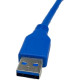 Дата кабель USB 3.0 AM/AF 1.5m 28 AWG, Super Speed Extradigital (KBU1632)