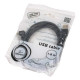 Дата кабель USB 2.0 AM to Micro 5P 1.8m 90° corner Cablexpert (CCP-mUSB2-AMBM90-6)