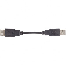 Дата кабель USB 2.0 AM/AF 0.1m PowerPlant (KD00AS1209)