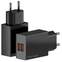Зарядное устройство Grand-X 5V 2.1A USB Black (CH-15B)