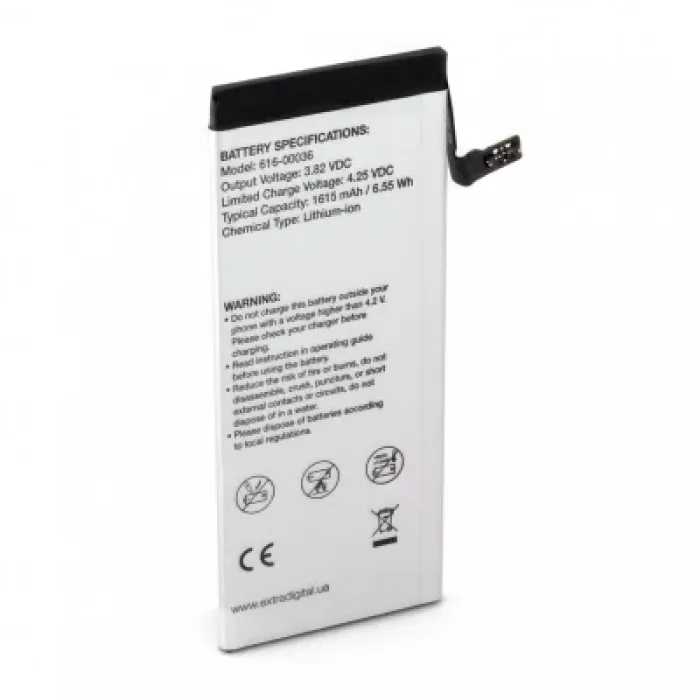 Акумуляторна батарея Extradigital Apple iPhone 6s (1615 mAh) (BMA6406)