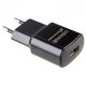 Зарядний пристрій Grand-X CH-550BM QC3.0 22.5W + cable USB to Micro 5P 1.0m black (CH-550BM)