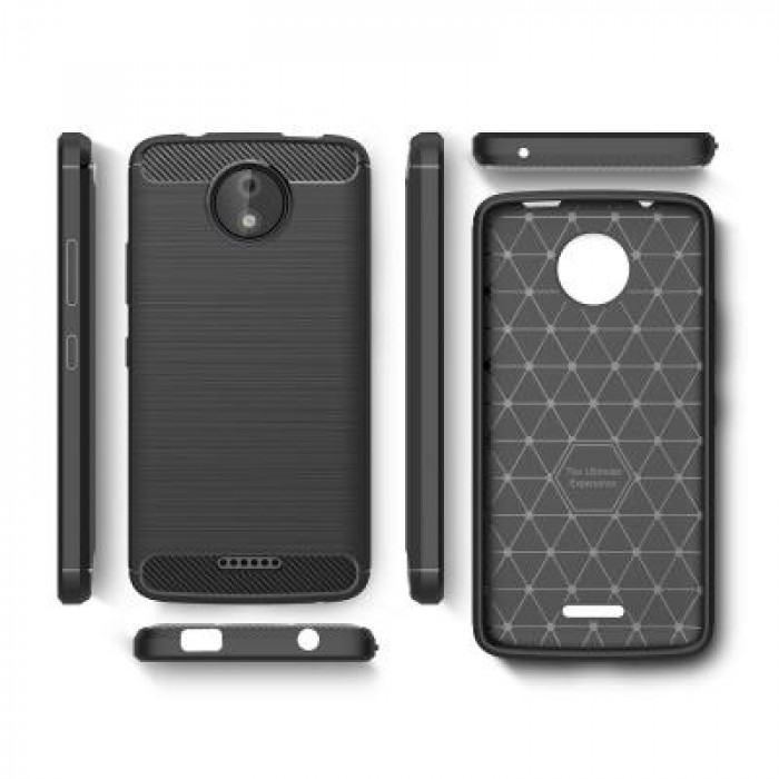 Чохол до мобільного телефона для Motorola Moto Z Carbon Fiber (Black) Laudtec (LT-MMZB)