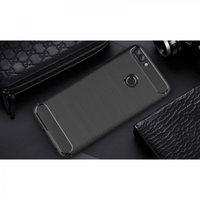 Чохол до мобільного телефона Laudtec для Huawei Y7 Prime 2018 Carbon Fiber (Black) (LT-YP2018)