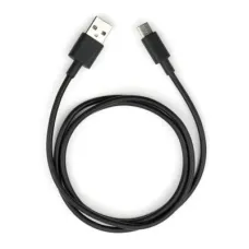 Дата кабель USB 2.0 AM to USB-C 1.0m PVC black Vinga (VCPDCTC1BK)