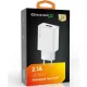 Зарядний пристрій Grand-X 5V 2.1A White (CH-03W)