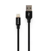 Дата кабель USB 2.0 AM to Lightning 1.0m black ColorWay (CW-CBUL004-BK)