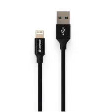 Дата кабель USB 2.0 AM to Lightning 1.0m black ColorWay (CW-CBUL004-BK)