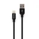 Дата кабель USB 2.0 AM to Lightning 1.0m black ColorWay (CW-CBUL004-BK)