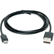 Дата кабель USB 2.0 AM to Micro 5P 0.6m Pro black REAL-EL (EL123500021)