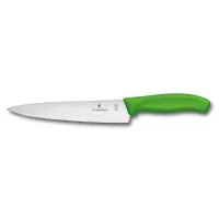Кухонний ніж Victorinox SwissClassic поварской 19 см, зеленый (6.8006.19L4B)