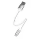 Дата кабель USB 2.0 AM to USB-C 0.25m white ColorWay (CW-CBUC001-WH)