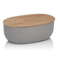 Хлібниця Kela Namur Gray 37,5х23х14 см (12062)