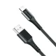 Дата кабель USB 2.0 AM to USB-C 1.2m Black Grand-X (FC-12B)