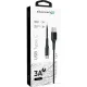 Дата кабель USB 2.0 AM to USB-C 1.2m Black Grand-X (FC-12B)