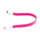 Дата кабель USB 2.0 AM to USB-C 0.18m pink Extradigital (KBU1788)