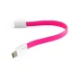 Дата кабель USB 2.0 AM to USB-C 0.18m pink Extradigital (KBU1788)