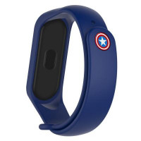 Ремешок для фитнес браслета Armorstandart Superhero Edition для Xiaomi Mi Band 5 Captain America Blue (ARM57108)