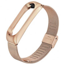 Ремінець до фітнес браслета BeCover Metal для Xiaomi Mi Smart Band 5 Rose Gold (705149)