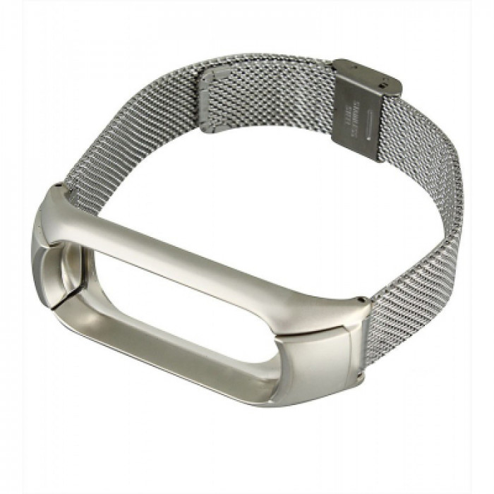 Ремінець до фітнес браслета BeCover Metal для Xiaomi Mi Smart Band 5 Silver (705147)