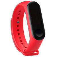 Ремешок для фитнес браслета BeCover Silicone для Xiaomi Mi Band 3/4 Red (704648)