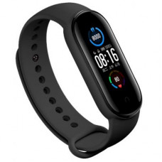 Ремінець до фітнес браслета BeCover Silicone для Xiaomi Mi Smart Band 5 Black (705062)